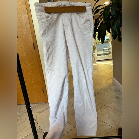 Cream Corduroy Pants - Picture 3 of 3